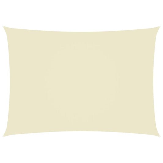 Berkfield Sunshade Sail Oxford Fabric Rectangular 2.5x4.5 m Cream