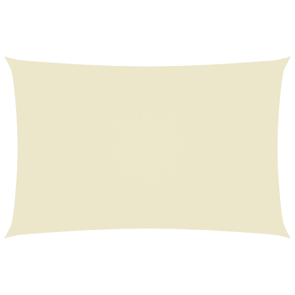Berkfield Sunshade Sail Oxford Fabric Rectangular 3x6 m Cream
