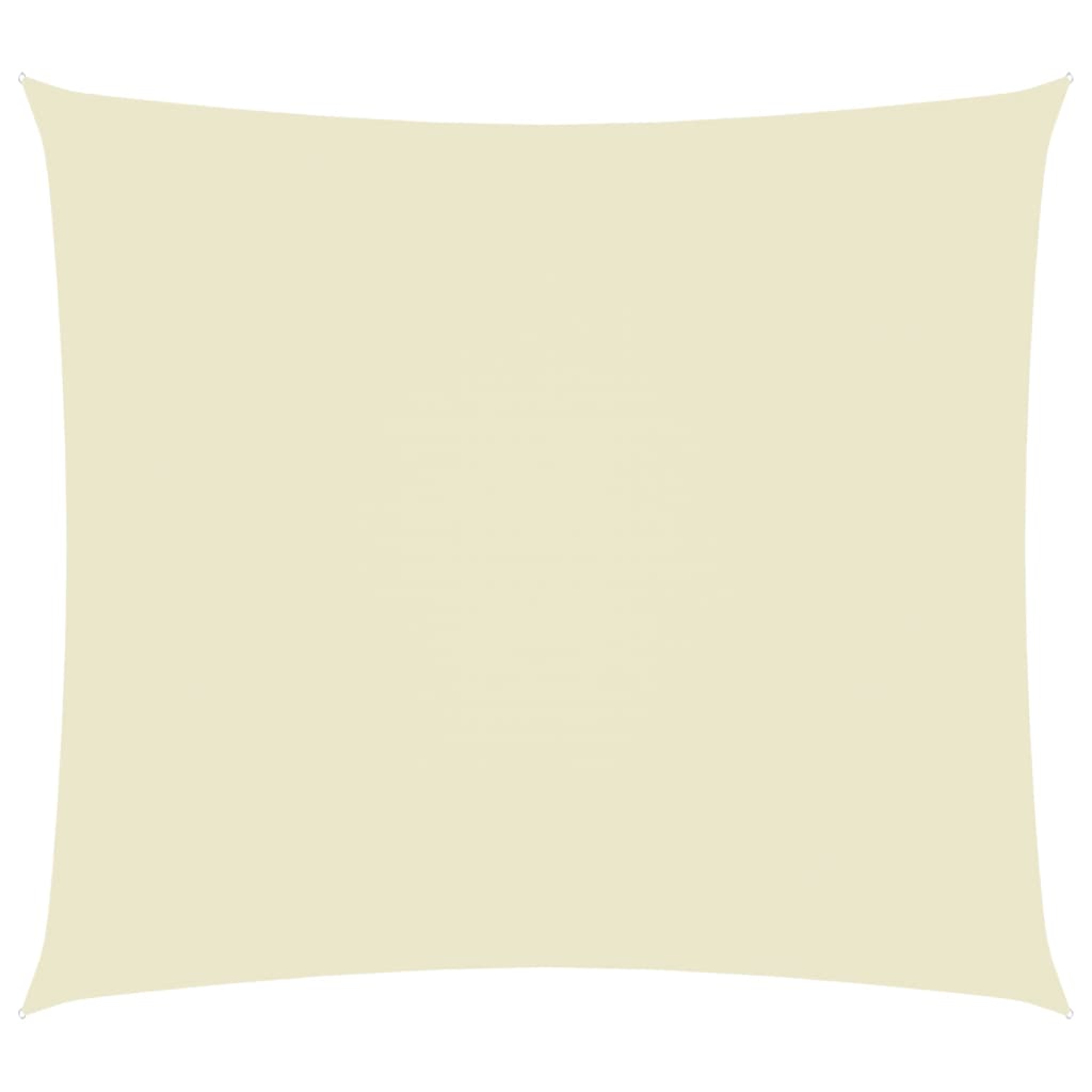 Berkfield Sunshade Sail Oxford Fabric Rectangular 3.5x4.5 m Cream