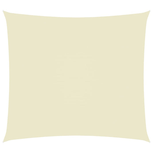 Berkfield Sunshade Sail Oxford Fabric Rectangular 3.5x4.5 m Cream