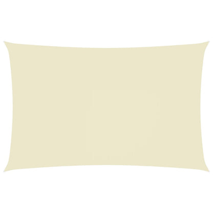 Berkfield Sunshade Sail Oxford Fabric Rectangular 4x7 m Cream