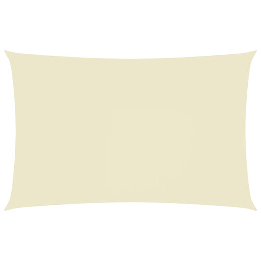 Berkfield Sunshade Sail Oxford Fabric Rectangular 4x7 m Cream