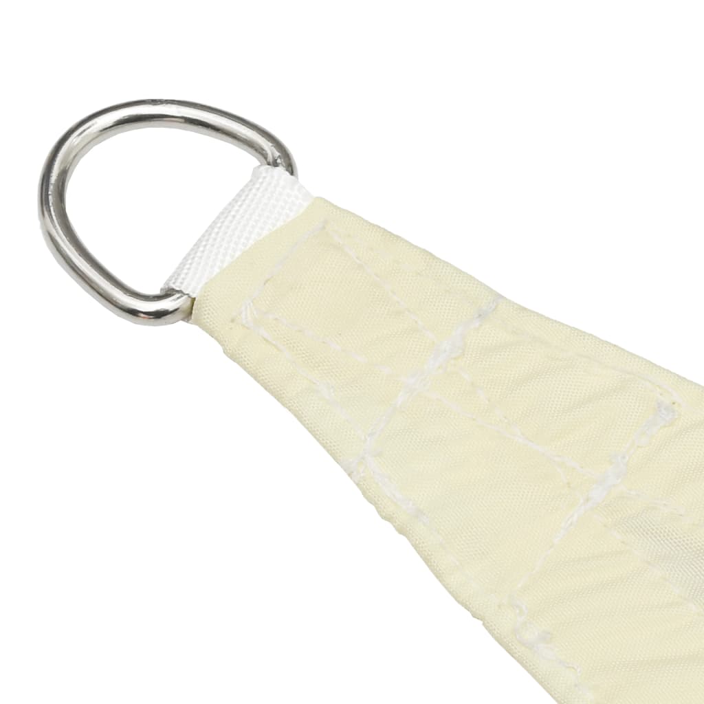 Berkfield Sunshade Sail Oxford Fabric Triangular 2.5x2.5x3.5 m Cream