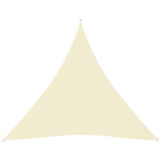 Berkfield Sunshade Sail Oxford Fabric Triangular 4.5x4.5x4.5 m Cream