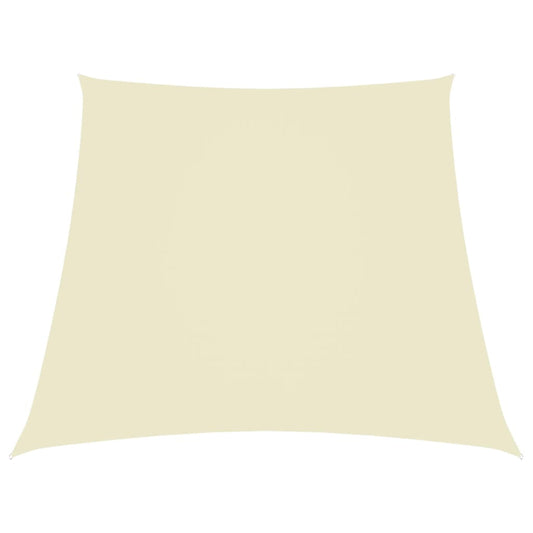 Berkfield Sunshade Sail Oxford Fabric Trapezium 2/4x3 m Cream