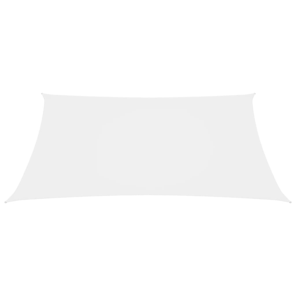 Berkfield Sunshade Sail Oxford Fabric Rectangular 3.5x5 m White