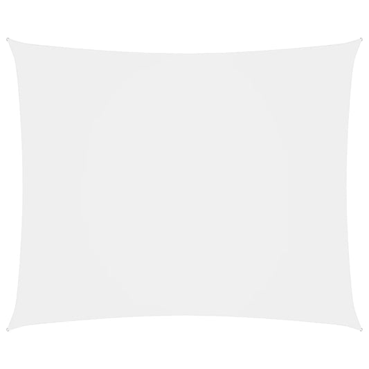 Berkfield Sunshade Sail Oxford Fabric Rectangular 5x6 m White