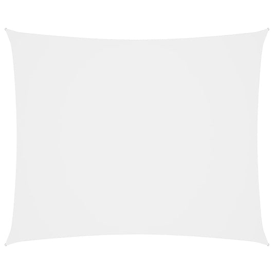 Berkfield Sunshade Sail Oxford Fabric Rectangular 5x7 m White