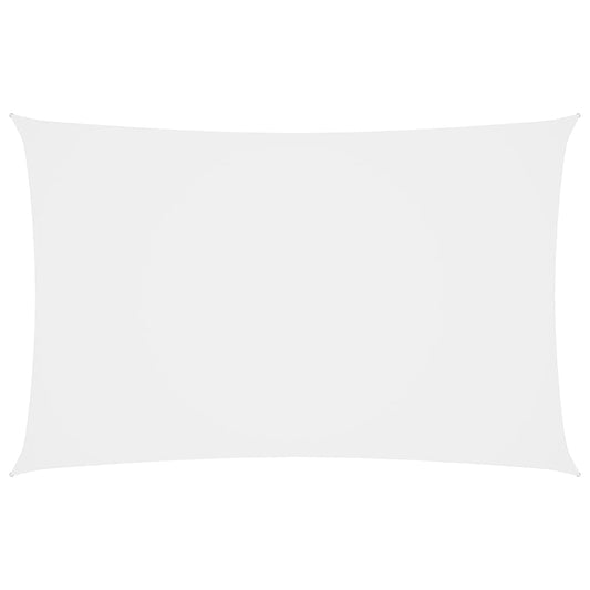 Berkfield Sunshade Sail Oxford Fabric Rectangular 5x8 m White