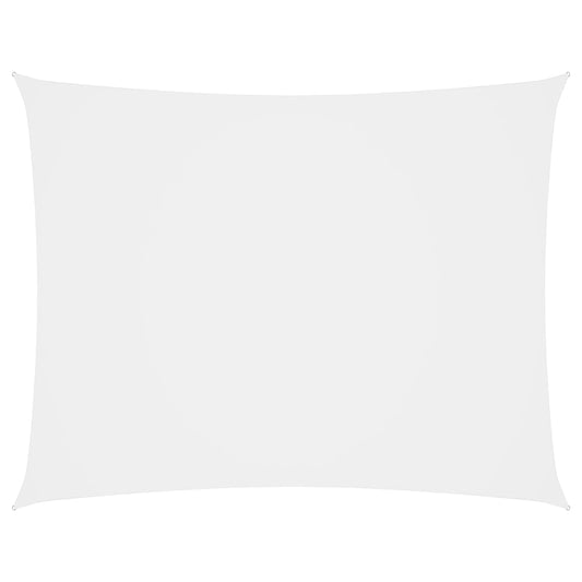 Berkfield Sunshade Sail Oxford Fabric Rectangular 6x7 m White