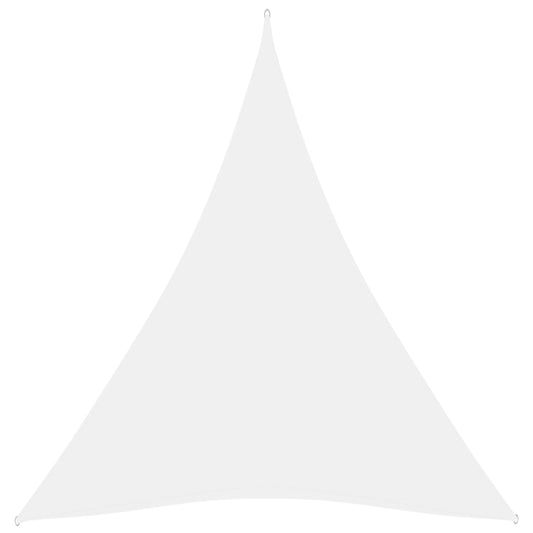 Berkfield Sunshade Sail Oxford Fabric Triangular 3x4x4 m White