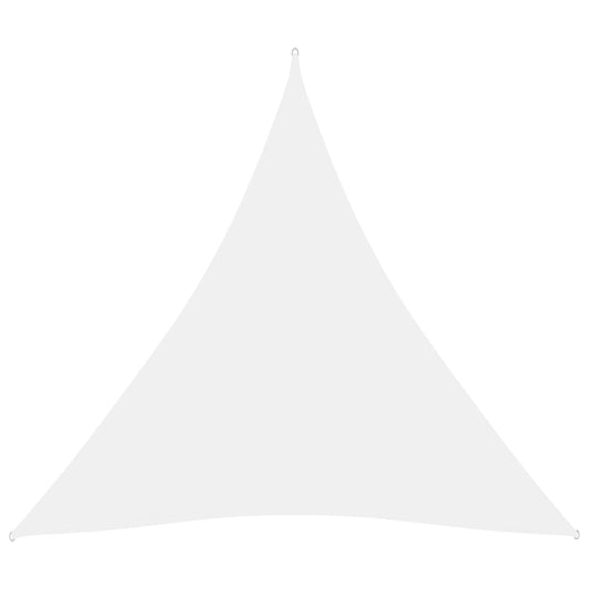 Berkfield Sunshade Sail Oxford Fabric Triangular 4x4x4 m White