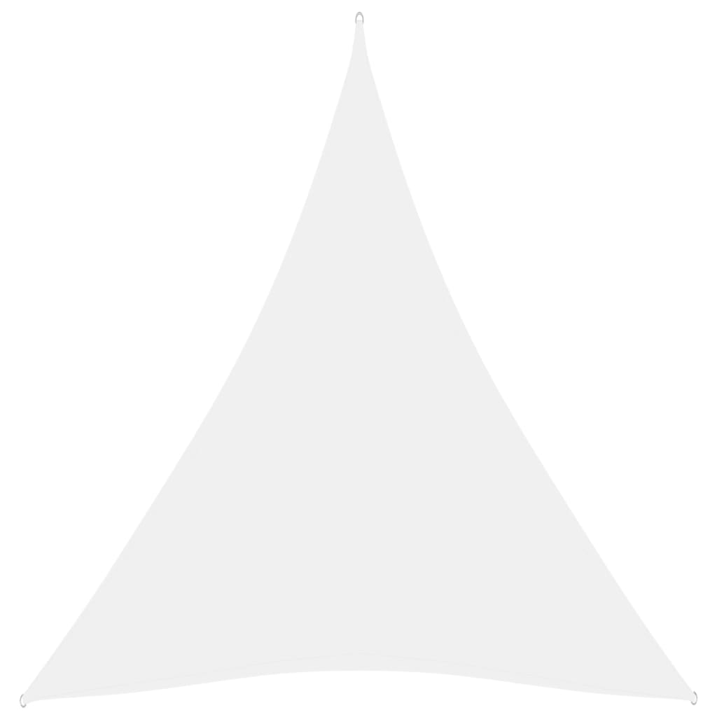 Berkfield Sunshade Sail Oxford Fabric Triangular 5x7x7 m White