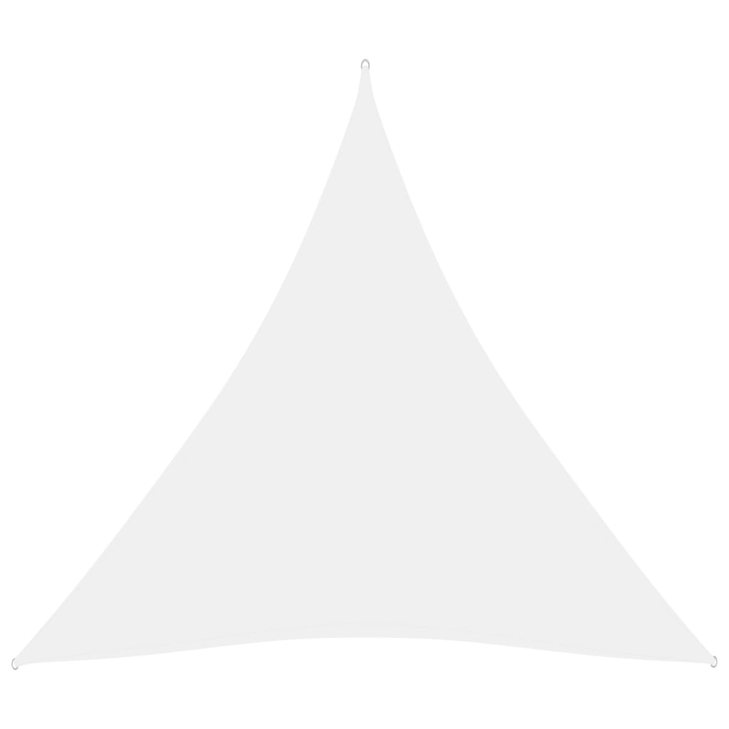 Berkfield Sunshade Sail Oxford Fabric Triangular 6x6x6 m White