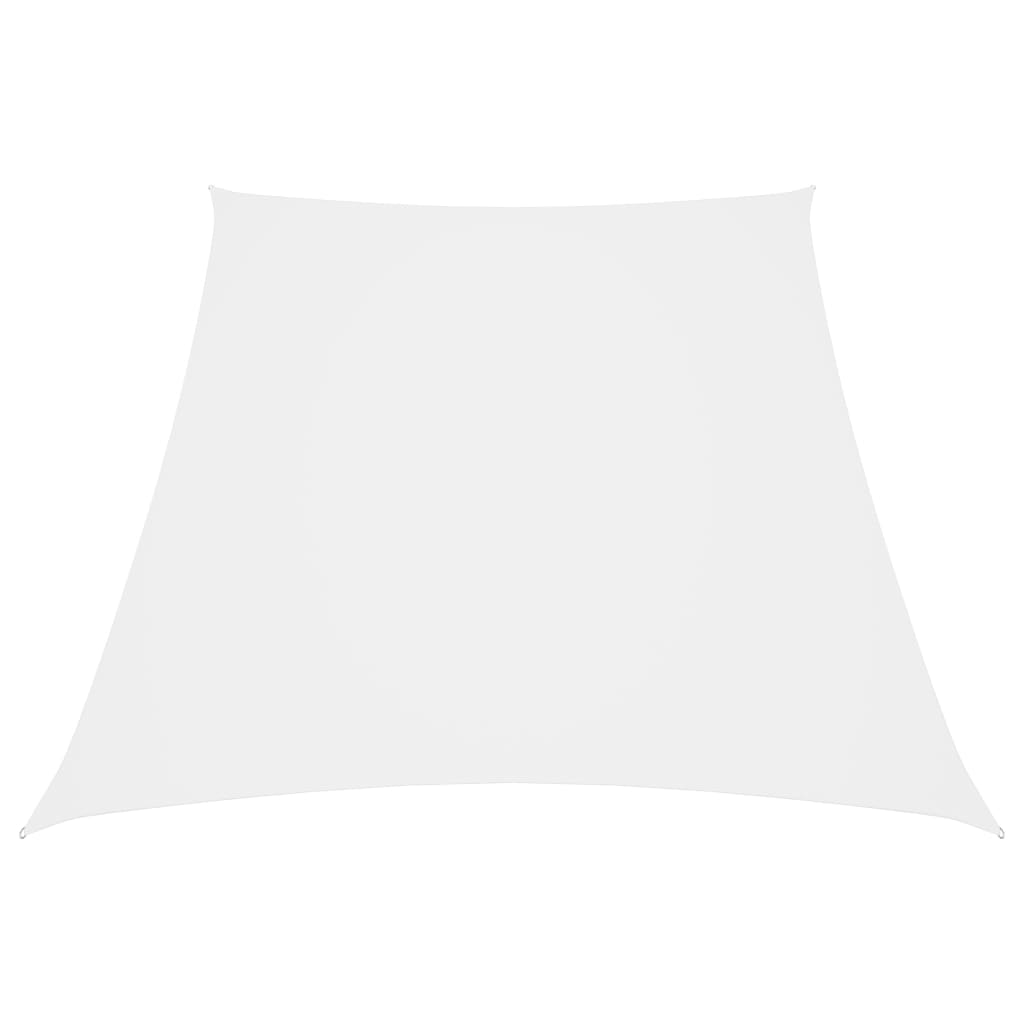 Berkfield Sunshade Sail Oxford Fabric Trapezium 3/4x3 m White