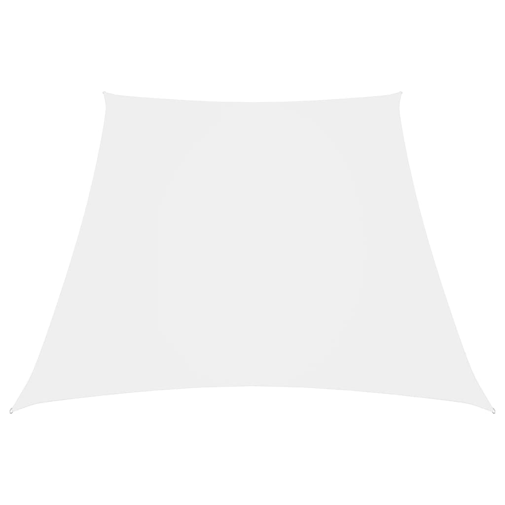 Berkfield Sunshade Sail Oxford Fabric Trapezium 3/5x4 m White