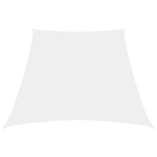Berkfield Sunshade Sail Oxford Fabric Trapezium 3/5x4 m White