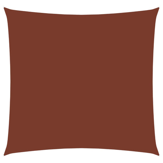 Berkfield Sunshade Sail Oxford Fabric Square 5x5 m Terracotta