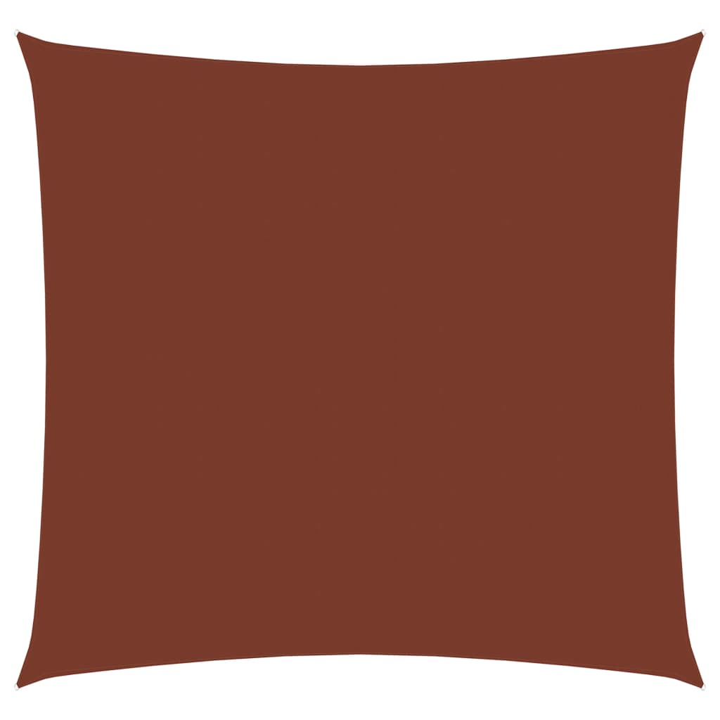 Berkfield Sunshade Sail Oxford Fabric Square 6x6 m Terracotta