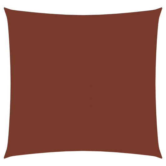 Berkfield Sunshade Sail Oxford Fabric Square 6x6 m Terracotta