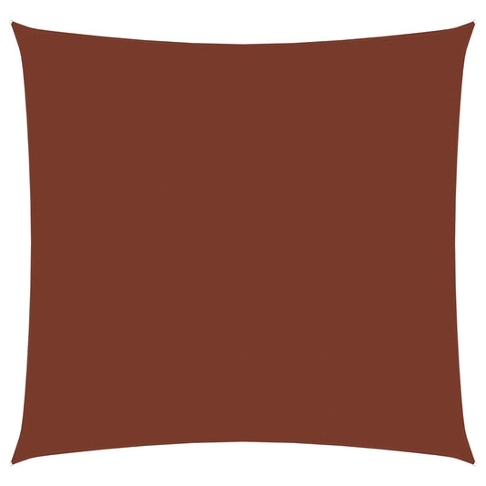 Berkfield Sunshade Sail Oxford Fabric Square 7x7 m Terracotta