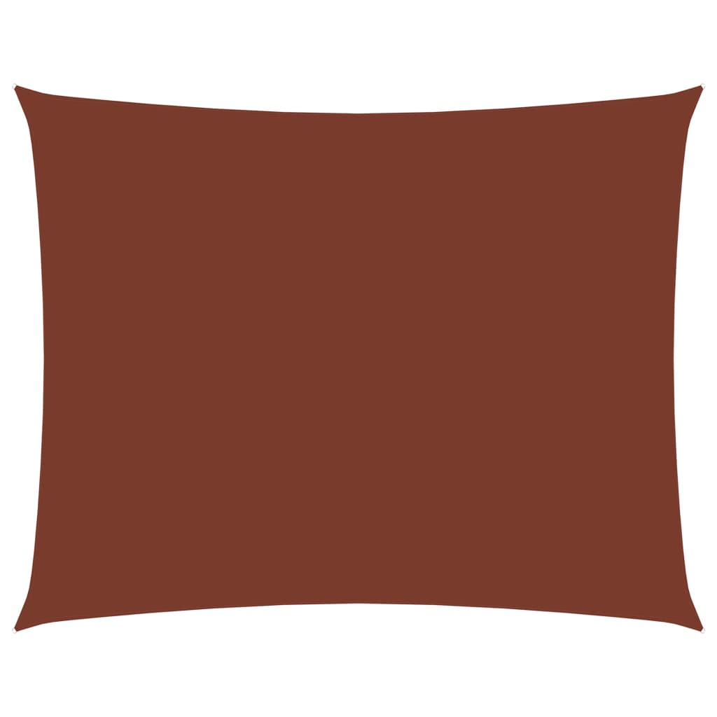 Berkfield Sunshade Sail Oxford Fabric Rectangular 2x3.5 m Terracotta