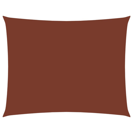 Berkfield Sunshade Sail Oxford Fabric Rectangular 2x3.5 m Terracotta