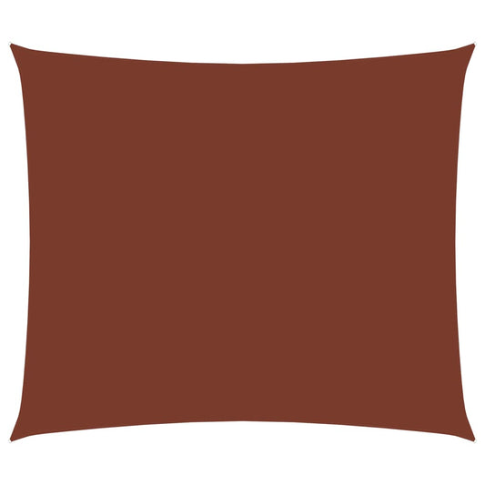 Berkfield Sunshade Sail Oxford Fabric Rectangular 2.5x4 m Terracotta