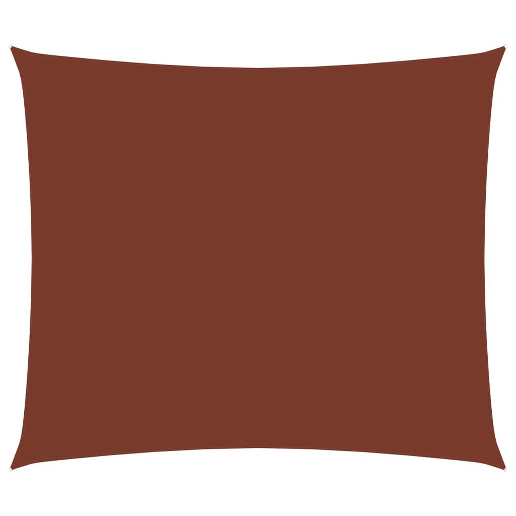 Berkfield Sunshade Sail Oxford Fabric Rectangular 3x4 m Terracotta