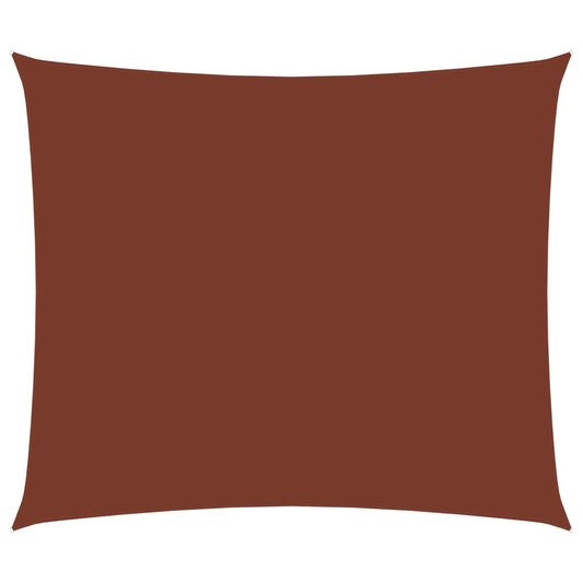 Berkfield Sunshade Sail Oxford Fabric Rectangular 3.5x4.5 m Terracotta