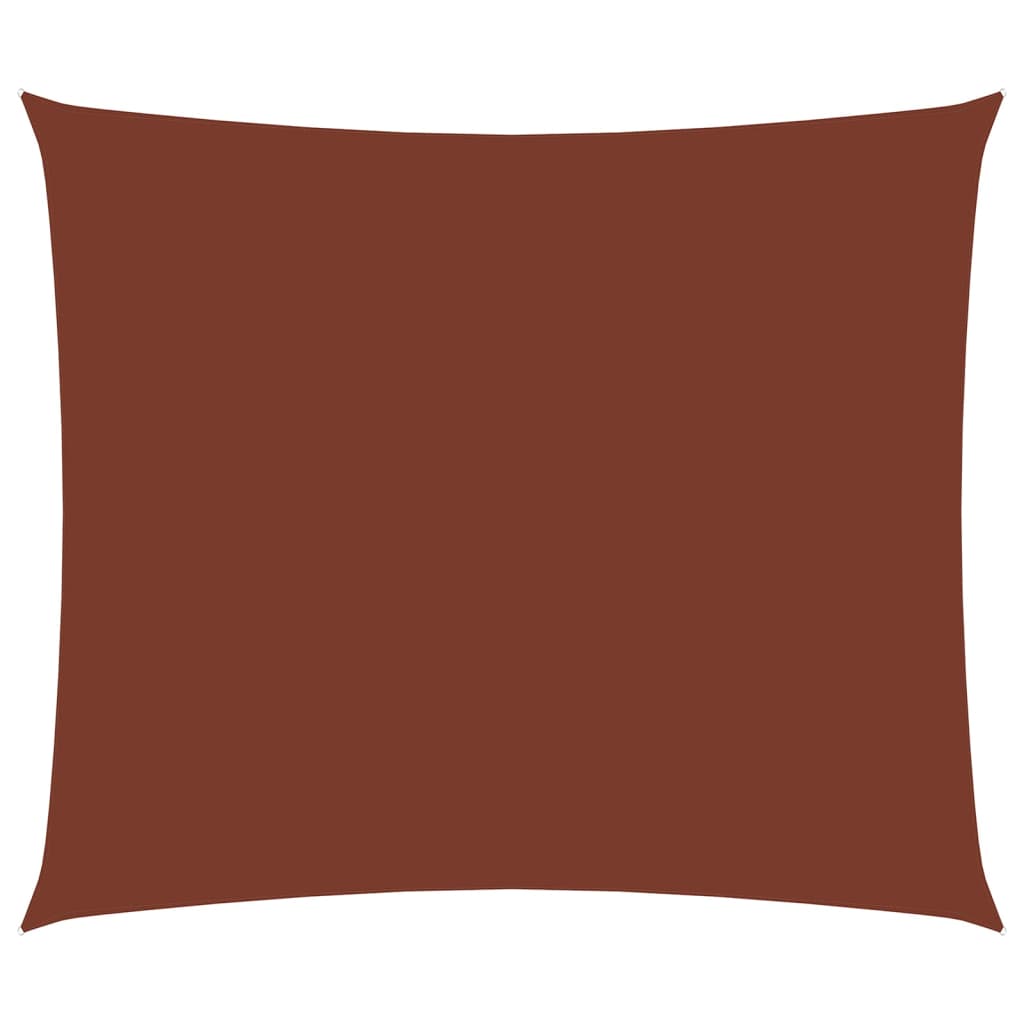 Berkfield Sunshade Sail Oxford Fabric Rectangular 3.5x5 m Terracotta