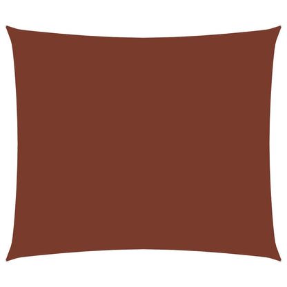 Berkfield Sunshade Sail Oxford Fabric Rectangular 3.5x5 m Terracotta