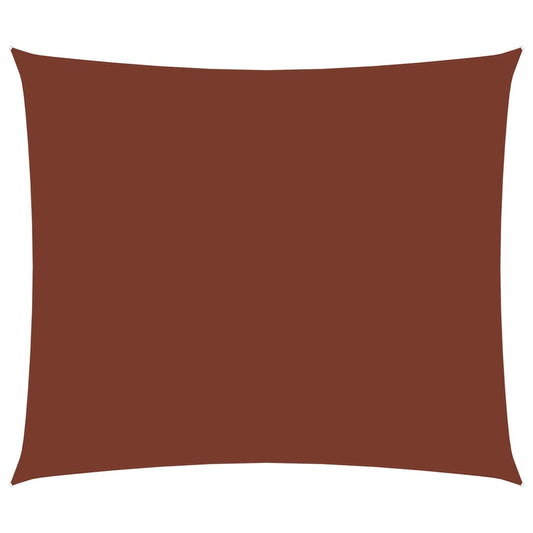 Berkfield Sunshade Sail Oxford Fabric Rectangular 3.5x5 m Terracotta