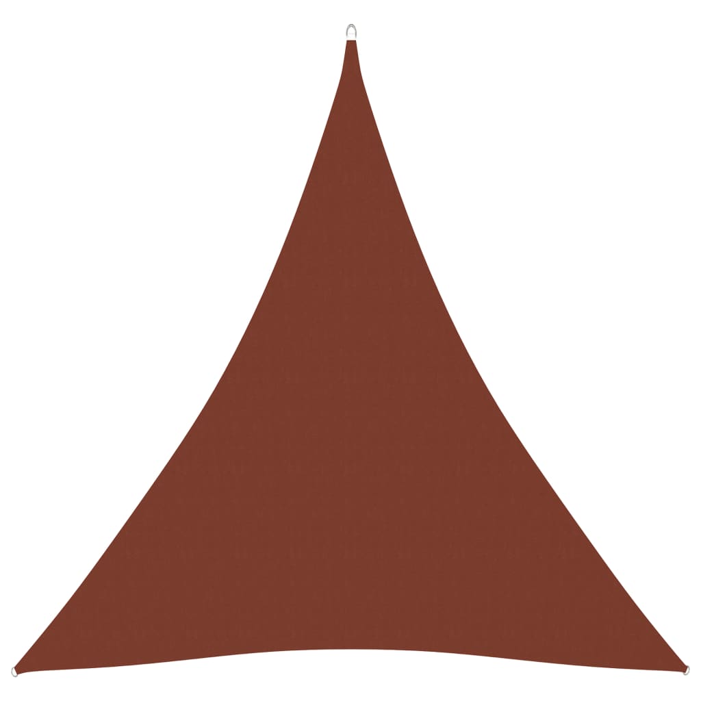 Berkfield Sunshade Sail Oxford Fabric Triangular 4.5x4.5x4.5 m Terracotta