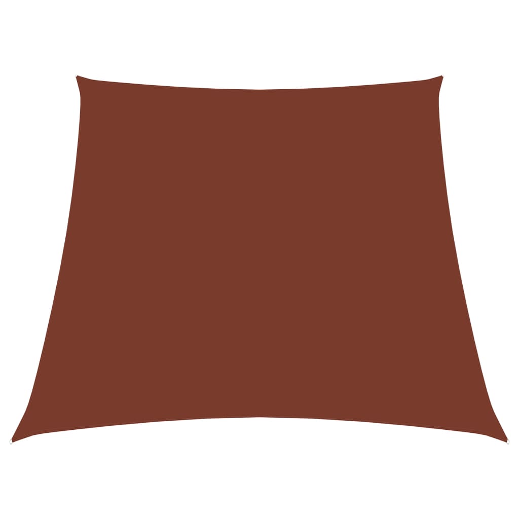 Berkfield Sunshade Sail Oxford Fabric Trapezium 3/4x3 m Terracotta