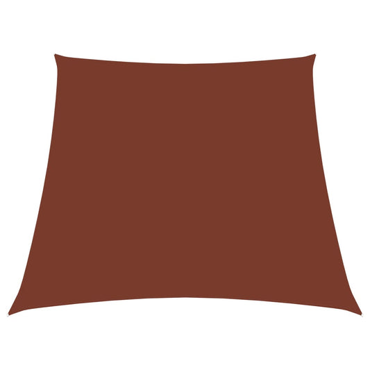 Berkfield Sunshade Sail Oxford Fabric Trapezium 3/4x3 m Terracotta