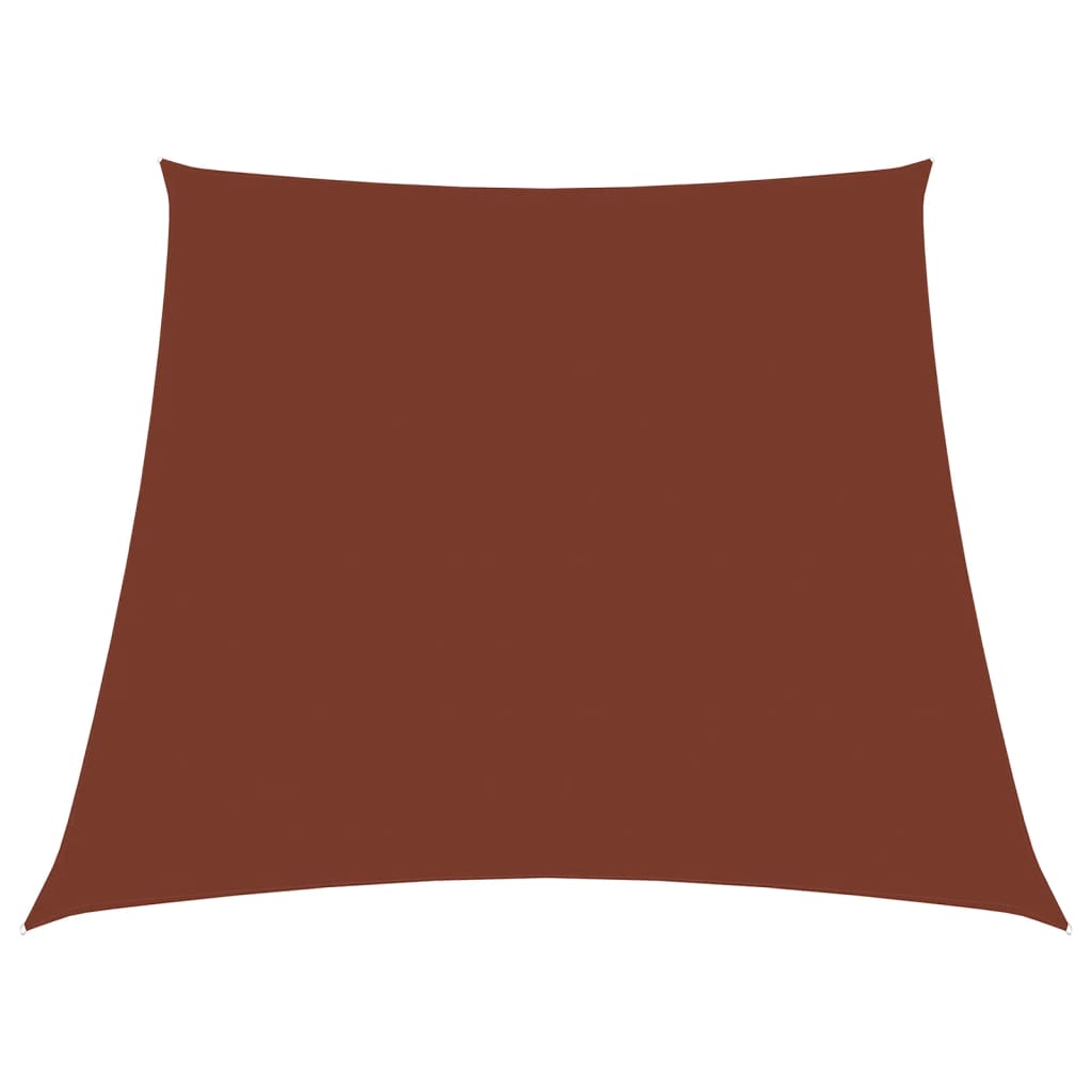 Berkfield Sunshade Sail Oxford Fabric Trapezium 3/5x4 m Terracotta