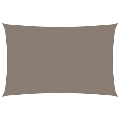 Berkfield Sunshade Sail Oxford Fabric Rectangular 4x7 m Taupe
