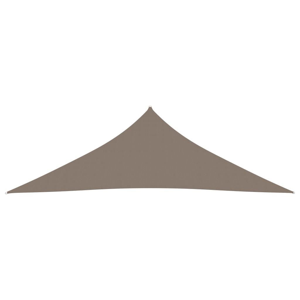 Berkfield Sunshade Sail Oxford Fabric Triangular 2.5x2.5x3.5 m Taupe