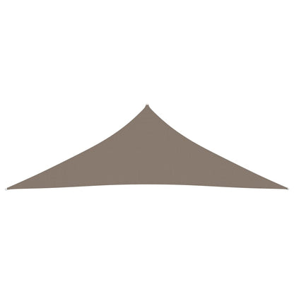 Berkfield Sunshade Sail Oxford Fabric Triangular 2.5x2.5x3.5 m Taupe