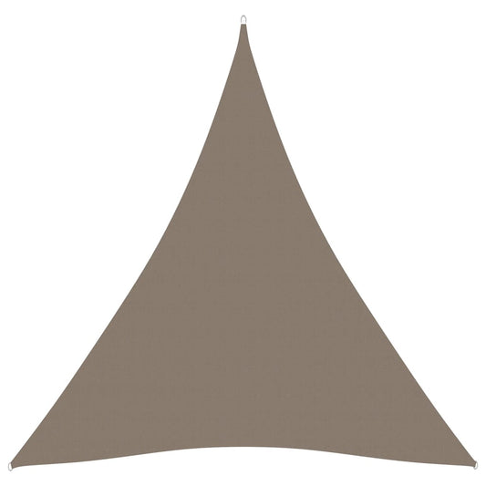 Berkfield Sunshade Sail Oxford Fabric Triangular 3x3x3 m Taupe