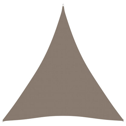 Berkfield Sunshade Sail Oxford Fabric Triangular 3.6x3.6x3.6 m Taupe