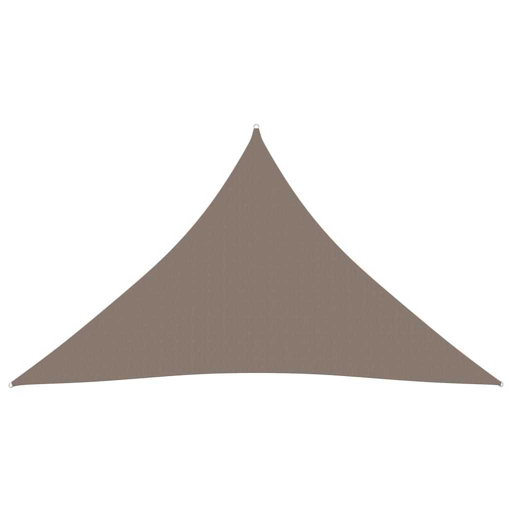 Berkfield Sunshade Sail Oxford Fabric Triangular 3.6x3.6x3.6 m Taupe