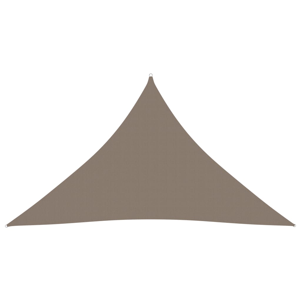 Berkfield Sunshade Sail Oxford Fabric Triangular 3x3x4.24 m Taupe
