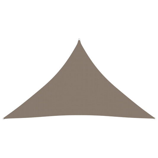 Berkfield Sunshade Sail Oxford Fabric Triangular 3x3x4.24 m Taupe