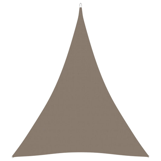 Berkfield Sunshade Sail Oxford Fabric Triangular 3x4x4 m Taupe