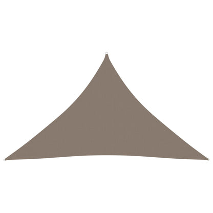 Berkfield Sunshade Sail Oxford Fabric Triangular 3.5x3.5x4.9 m Taupe