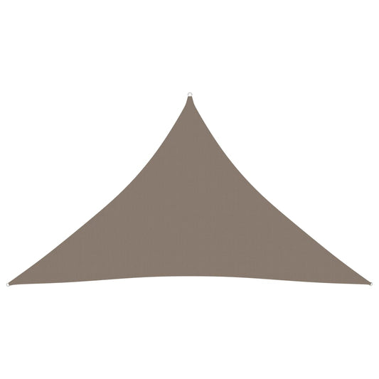 Berkfield Sunshade Sail Oxford Fabric Triangular 3.5x3.5x4.9 m Taupe