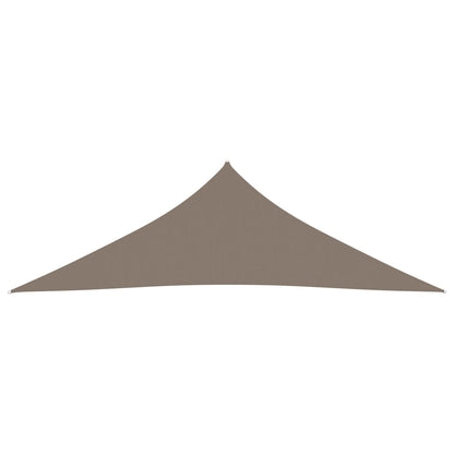 Berkfield Sunshade Sail Oxford Fabric Triangular 3.5x3.5x4.9 m Taupe