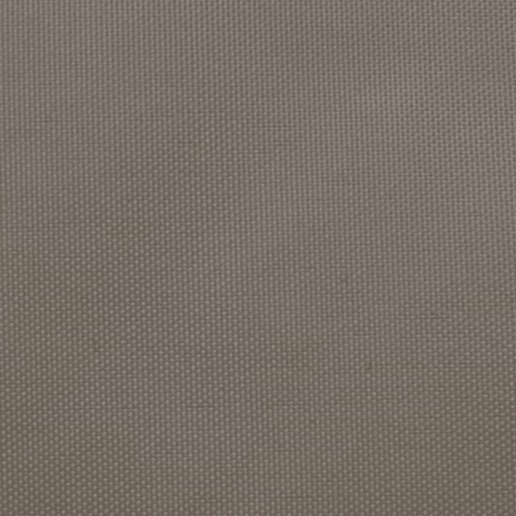 Berkfield Sunshade Sail Oxford Fabric Triangular 3.5x3.5x4.9 m Taupe